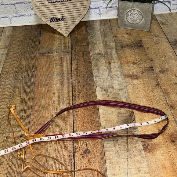 Consuela PINK SLIM WEBBING CROSSBODY STRAP & Bag Leather Accent Replacement - Picture 8 of 11